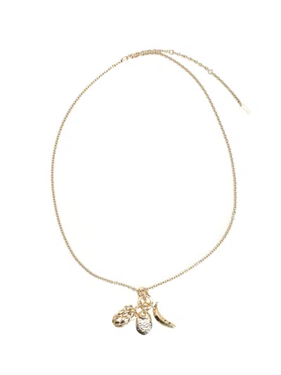 Chloé Necklace With Shell Pendant In Gold