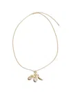 Chloé Necklace With Shell Pendant In Gold