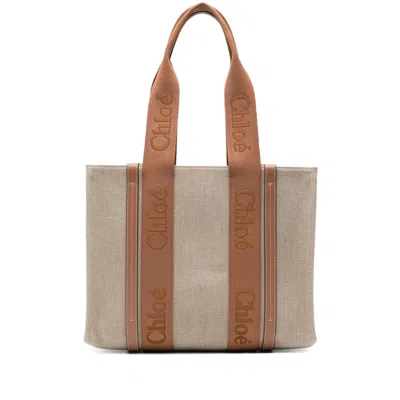 Chloé Neutrals Tote Bags Women In Brown