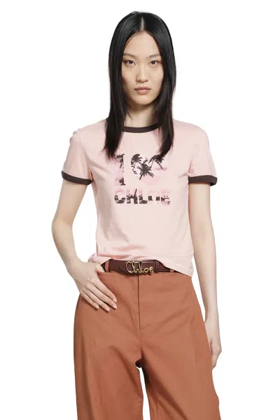 Chloé New Baby Tee In Pink