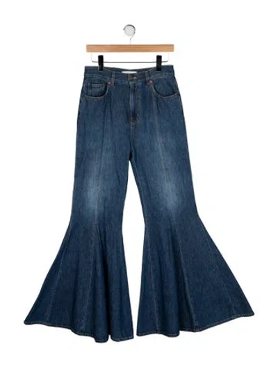 Pre-owned Chloé Night Blue Wide Leg Jeans