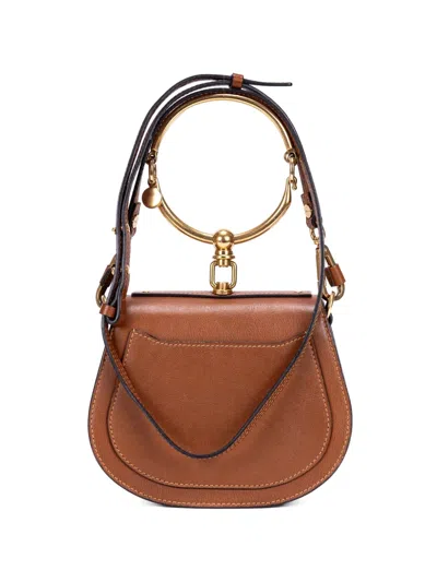Pre-owned Chloé Nile Bracelet Handbag In Brown
