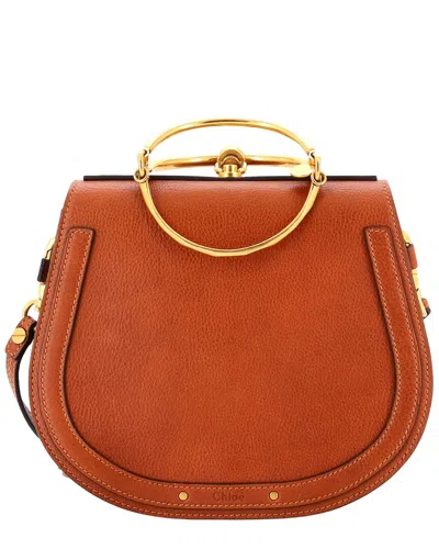 Chloé Nile Crossbody Bag Medium (authentic Pre-loved) In Brown