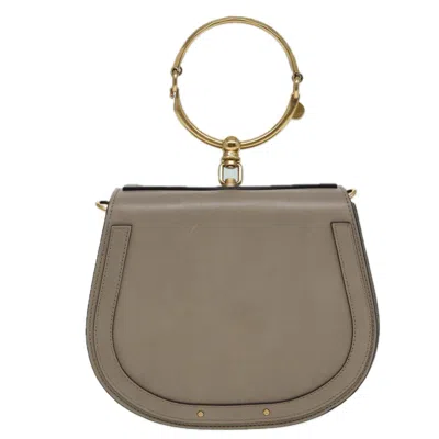 Pre-owned Chloé Nile Leather Handbag () In Beige