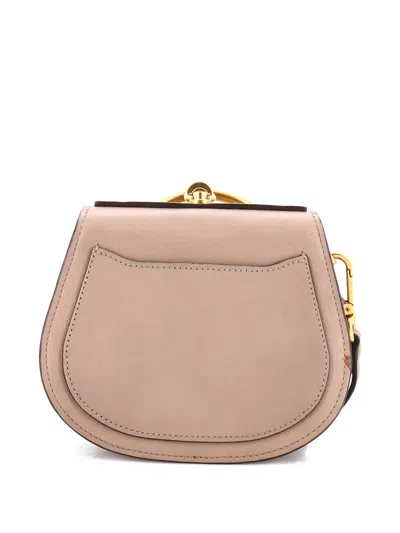 Pre-owned Chloé Nile Leather Small Crossbody Bag In Gray