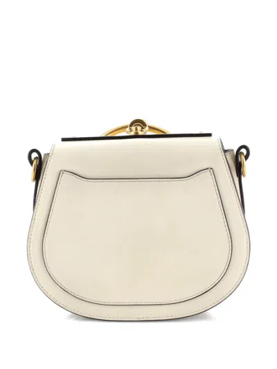 Pre-owned Chloé Nile Leather Small Crossbody Bag In Neutral