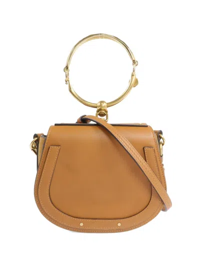 Pre-owned Chloé Nile Leather Tote Bag In Brown