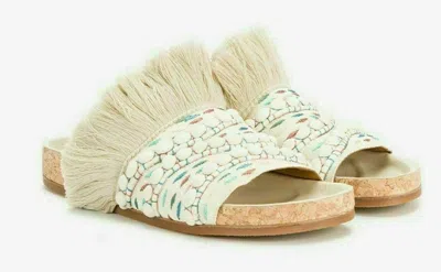 Pre-owned Chloé Chloe Nolan Slide Flat Sandals Iconic Shoes Mules Sandals 35 In Multicolor