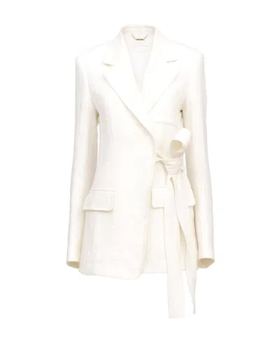 CHLOÉ NOTCHED-LAPEL SINGLE-BREASTED JACKET