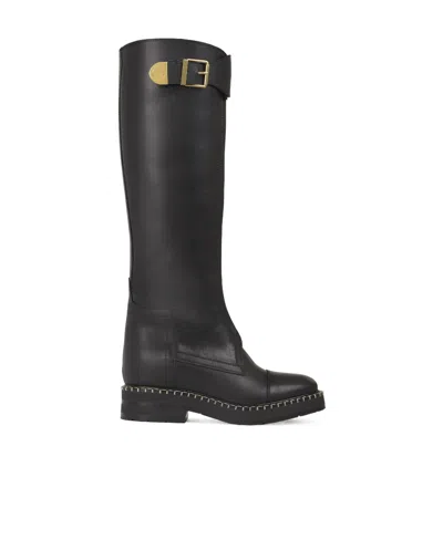Chloé Noua Boots In Black