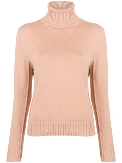 Chloé Nude Pink Turtleneck Sweater