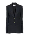 Chloé Nugget-button Tailored Blazer In Black