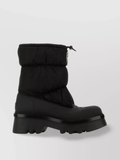 Chloé Nylon And Rubber Raina Boots With Lug Sole In Black