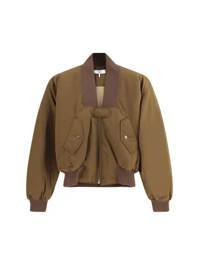 CHLOÉ NYLON BOMBER JACKET