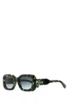 Chloé Occhiali Da Sole Ch0188s005 Greengreengrey In Greengreengrey