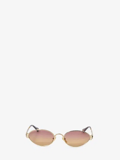 Chloé Holly Sunglasses In Gold