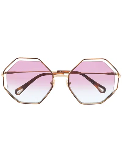 CHLOÉ OCTAGON-FRAME SUNGLASSES