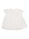 Chloé Off-white Short-sleeved Dress And Culotte Set In White