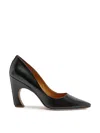 Chloé 95mm Pointed-toe Leather Pumps In Black