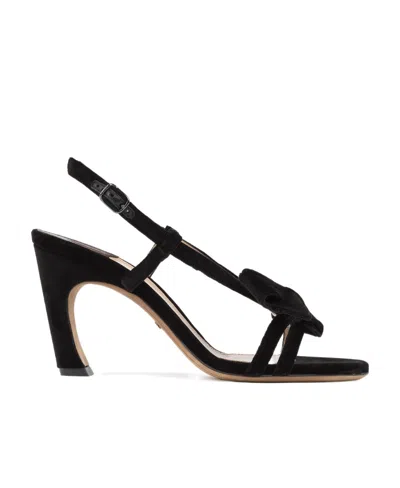Chloé Oli Heeled 90mm Sandal In Black