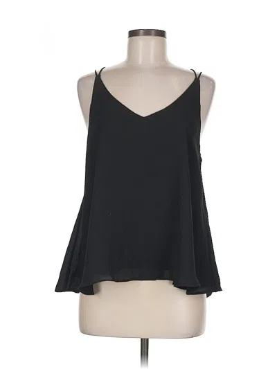 Pre-owned Chloe Oliver Sleeveless Top Black Halter Neckline Tops