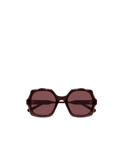 CHLOÉ CHLOÉ EYEWEAR OVERSIZED SQUARE-FRAME SUNGLASSES
