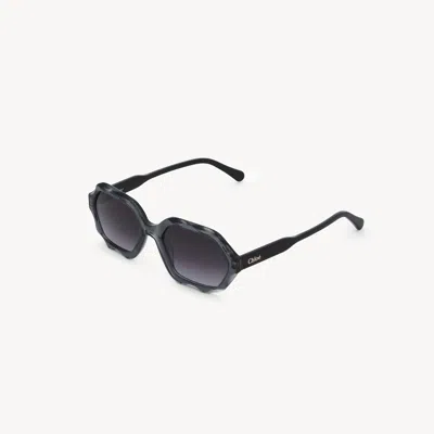 Chloé Olivia Sunglasses Black Size Onesize 100% Acetate