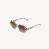 Chloé Olivia Sunglasses Pink Size Onesize 100% Acetate In Pink