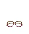 Chloé Ombré-effect Oversize-frame Glasses In Multicolor