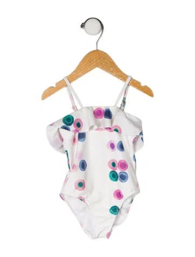 Pre-owned Chloé Babies' One-piece Bathing Suit In White