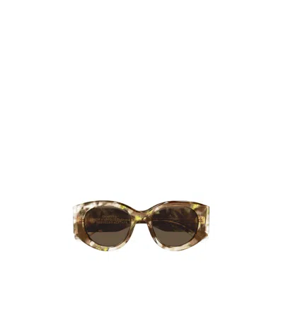Chloé Opal Gold Panthos Sunglasses In Multicolor
