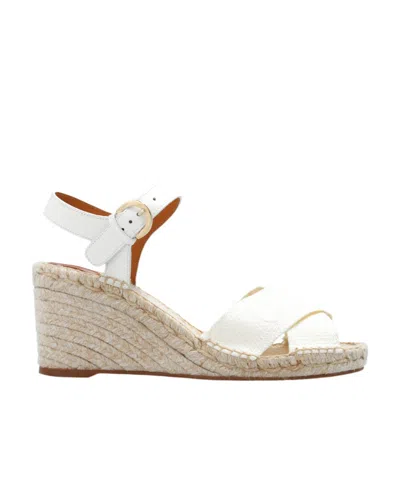 Chloé Open Toe Heel Sandals In Nude