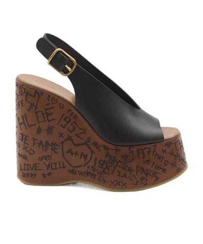 CHLOÉ CHLOÉ MAXIME OPEN TOE HEELED SANDALS
