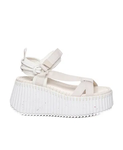CHLOÉ OPEN-TOED HIGH-HEELED SANDALS