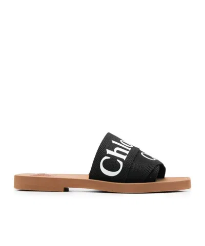 CHLOÉ OPEN-TOED SLIPPERS