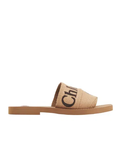 CHLOÉ CHLOÉ WOODY FLAT MULES