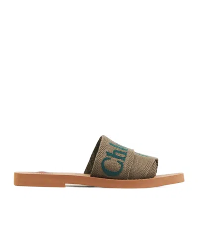 CHLOÉ OPEN-TOED SLIPPERS