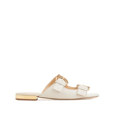 Chloé Open-toed Slippers In White