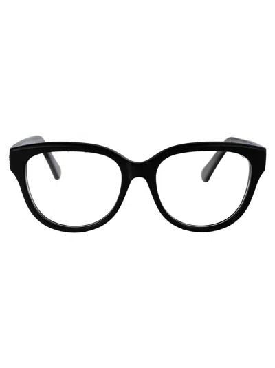 Chloé Ch0272o Linea  001 Black Glasses In 005 Black Black Transparent