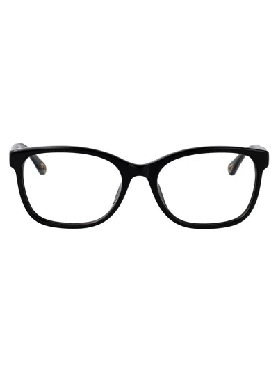 Chloé Ch0276oa Glasses In Black-black-transparent