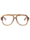 Chloé Havana-havana-transparent Recycled Acetate Glasses In Brown