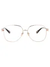 Chloé Optical In Gold-gold-transparent