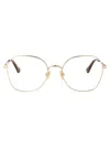 Chloé Optical In Gold-gold-transparent