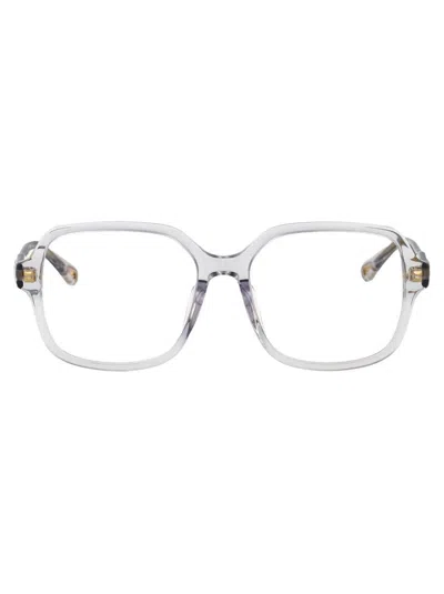 Chloé Ch0277oa Glasses In Grey-grey-transparent