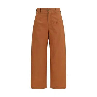 Chloé Orange Cotton Casual Pants