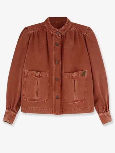 CHLOÉ ORANGE DENIM JACKET