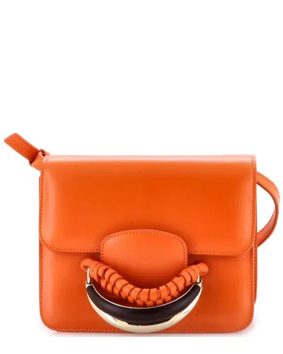 Chloé Orange Sheep Leather Kattie Crossbody (authentic Pre-loved)