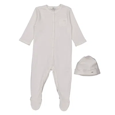 Chloé Kids' Chloe Organic Cotton Babygrow Set In Neutral