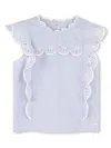 Chloé Organic Cotton Blouse In Blue