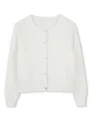 Chloé Organic Cotton Cardigan In White